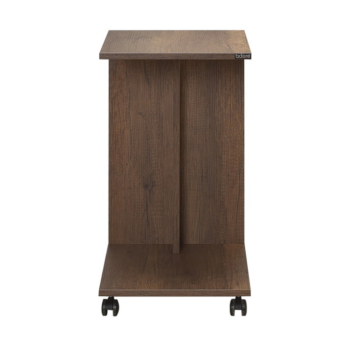 Hanah Home Mesa Auxiliar Shp-108-Oo-1 Nogal Tablero Partículas Melaminado 35x45x65cm